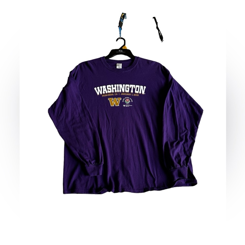 GILDAN ROSE BOWL WASHINGTON UNISEX LONG SLEEVE T-SHIRT SZ XL